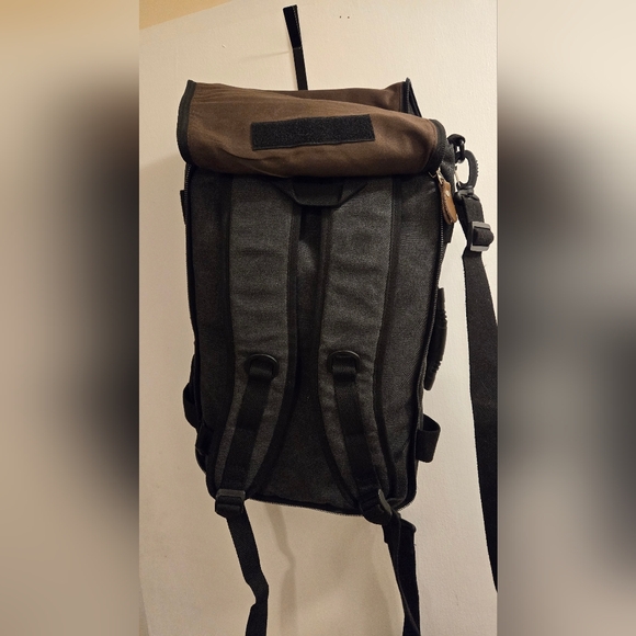 2008 Kaka Canvas Convertible Bag Backpack Duffle Laptop Luggage - Picture 5 of 16